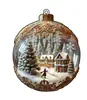 Transfronterizo Nuevo 2D Plano Acrílico Navidad Adorno de Bola de Navidad Planeta Hada Coche Coche Colgante Accesorios para el Hogar