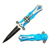 Navaja plegable de alta dureza Cross Portátil Navaja portátil Navaja táctica de exterior Supervivencia Camping Afilada Multifuncional Bolsillo