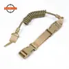 Cuerda de Pistola de Resorte Táctica Más Vendida Transfronteriza, Cuerda de Tarea Retráctil de PVC Estilo Militar, Cinturón de Cordón Antiperdida para Deportes al Aire Libre