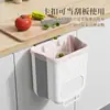 Lixeira de Cozinha, Tipo Pendurável, Dobrável, Recipiente de Armazenamento Dedicado para Portas de Armário, Tamanho Grande, Armazenamento Pendurável na Porta do Armário de Mesa, Não Requer Furação