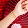Vietnam Shajin Pulsera Inmediatamente Rico Cobre Chapado en Oro Nicho Lujo Ligero Creativo Caballo al Éxito Pulsera Pulsera de Mujer