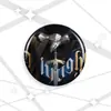Regreso al Futuro 1999 Insignia Láser 58-75mm Insignia de Anime Broche de Dibujos Animados Barra Ji Guazi