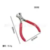 Herramientas de hardware transfronterizas pinzas de punta fina rojas 5 pulgadas herramienta de agarre ferretería pequeña para el hogar reparación de relojes pequeño bricolaje punta angular