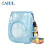 Funda protectora transparente de PVC con purpurina para Polaroid instax mini11, antiarañazos y anticaídas, venta al por mayor