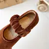 Zapatos de Princesa Negros para Niñas Estilo Nuevo Primavera 2026 Zapatos Pequeños de Cuero Rojos para Niños Zapatos Mary Jane de Suela Suave Zapatos Planos para Bebé