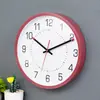 Relógio de Parede Fashion Silencioso de 12 polegadas Atacado Relógio de Quartzo Plástico Criativo Casual Relógio Digital Colorido para Casa