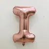 Globos de Letras de 32 pulgadas en Dorado, Plateado, Oro Rosa, Alfabeto Inglés A-Z Globo de Papel de Aluminio Decoración, Venta al por Mayor de Globos Transfronteriza
