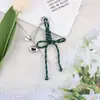Nudo de Corazón Creativo Nuevo Estilo Miu Lanyard Versátil Llavero Colgante para Bolsas y Fundas de Teléfono