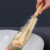 Cepillo para Tazas de Mango Largo de Madera para el Hogar Cepillo para Biberones Cepillo para Limpiar Tazas de Termo de Vidrio de Cocina con Mango Largo