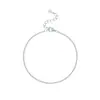 Pulsera Ultrafina Popular de Xiaohongshu Incrustada con Diamantes Plata de Ley S925 Oro de 18 Quilates Brillante Apilable Joyería Exquisita y de Alta Gama