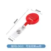 Crachá de peito redondo crachá fivela de identificação fivela retrátil de puxar fácil fivela de peito de médico enfermeiro clipe de crachá conjunto de cartões fivela retrátil de puxar fácil