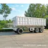 Exportación de Fábrica Semirremolque Volquete de Giro Lateral, Remolque Completo Tipo Plato Giratorio Caja de Giro Lateral Camión Volquete de Giro Lateral