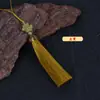 Dly Coroa de Metal Liga Liga Esmaltada Nó Chinês Borla Mini Ornamento de Nó Chinês Acessório Pingente de Borla