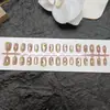 Nuevas Tiras de Uñas Postizas de Alta Venta, Uñas Postizas Coloridas Ojo de Gato Usables, Uñas Postizas Degradadas, Uñas Postizas Usables