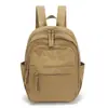 Mochila de Moda Casual Color Sólido Estilo Coreano Ligera para Viajes Campus Escuela Gran Capacidad Mochila para Estudiantes Venta al por Mayor