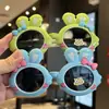 Gafas de Sol Polarizadas de Silicona para Niños con Orejas de Conejo Patas Suaves Dibujos Animados Lindas Gafas Lindas de Conejo