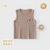 Chaleco Tipo a de Algodón Puro Camisola para Niñas Ropa Interior Chaleco Pequeño Protector de Vientre para Niños Ropa Infantil