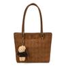 Bolsa Tote Retro de Gran Capacidad para Mujer 2025 Nueva Moda Transfronteriza Tendencia Versátil Ropa para Clase Trabajo Bolso de Hombro Cruzado