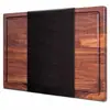 Tabla de Cortar de Madera Maciza Cocina Casera Bandeja para Pizza Bistec Rectangular de Madera Plato de Comida Occidental Plato de Madera para Bistec Se Puede Vender al por Mayor