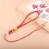 Cuentas de Vidrio Mango Cuerda Tejido a Mano DIY Cuerda para Jugar Moda Bodhi Llavero Adornos Cordón Al Por Mayor