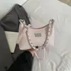 Bolsa Feminina de Axila 2026 Nova Primavera Tendência Moda Exquisita para o Dia a Dia Uma Alça Transversal Bolsa Saco