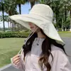 Chapéu de sol de aba larga ajustável com proteção UV para ciclismo e caminhada ao ar livre, chapéu adulto de secagem rápida, chapéu de sol respirável