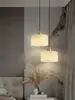 Lámpara de Araña Pequeña de Mármol Español para Dormitorio, Mesita de Noche, Lujo, Nórdico, Simple, Comedor, Bar, Colgante de Diseño, Lámpara de Araña Pequeña