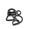 Atacado Spot Fivela D Plástico Preto Fita Ajustável Fivela Dupla D 20-51Mm Fivela Fixa Semicircular