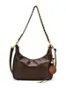 2026 Nuevo Bolso de Hombro con Cadena de Cuero Aceitado y Encerado Vintage para Mujer, Bolso de Axila de Gran Capacidad para el Trabajo, Bolso Cruzado Versátil y de Moda
