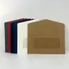 Envelope com Revestimento de Filme, Bolsa de Documentos de Papel Kraft Transparente, Bolsa de Armazenamento Bancário, Pode Ser Selada para Guardar Máscaras