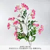 Flores de Gardênia Artificiais, Flores Artificiais de Alto Padrão, Arranjos para Vaso de Chão com Haste Longa, Peças Decorativas para Móveis de TV, Folhas de Plantas Verdes