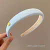 Diadema de Cuadros Azules Parte Superior Alta del Cráneo Diadema de Uso Diario Tarjeta para el Cabello para Lavado Facial de Alta Calidad Diadema Versátil para Mujer Estilo Occidental