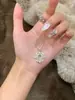 Novo Estilo Chinês 2026 Tendência Nacional Popular Exquisito Moderno Versátil Alta Costura Nicho Colar de Cabacinha Transparente de Gelo para Mulheres
