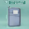 Bolsa de matéria em L transparente de malha para documentos, bolsa de matéria de grande capacidade, bolsa portátil para estudante para armazenamento de provas