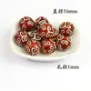 Acessórios para Joias DIY Estilo Antigo Retrô Estilo Antigo Estilo Retrô Contas de Ágata Velhas Contas Espalhadas Café Antigo Suástica Contas de Balde Contas de Buda