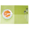 Mantel individual Teslin transfronterizo para comida occidental, aislamiento para lavado, PVC, cuadrícula de carácter Tian, mantel para vajilla, estilo europeo, anti-escaldaduras, para plato, tazón, posavasos