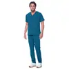 Trajes Quirúrgicos Unisex Transfronterizos para Personal Médico, Uniformes Quirúrgicos Multicolor con Mangas Largas y Cortas para Hospitales Dentales, Orales y Veterinarios