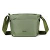 Bolsa tiracolo de nylon de cor sólida, bolsa de ombro casual e versátil para mamãe, bolsa tiracolo para exportação internacional, bolsa pequena com vários bolsos