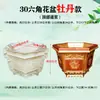 Novo Molde Hexagonal de Cimento para Vasos de Flores Modelo de Vasos de Bonsai para Varanda Modelo de Vaso de Flores de Plástico DIY para Moldagem de Concreto no Local