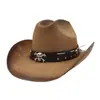Aliexpress Novo Chapéu de Pescador de Verão Masculino e Feminino Top Rígido de Linha Única Chapéu de Palha Cowboy Proteção Solar Chapéu de Sol Estilo Étnico