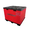 Caja de recinto con panel de nido de abeja de PP, caja de rotación especializada para piezas de automóvil, caja de embalaje reutilizable antiestática y a prueba de golpes, personalizable