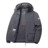 Chaqueta para Hombre Primavera y Otoño 2026, Chaqueta para Exteriores, Chaqueta con Capucha de Moda, Top Casual para Hombre de Mediana Edad, Transfronterizo