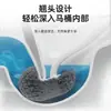 Cepillo de inodoro de estilo japonés, cepillo de inodoro suave sin polvo, cepillo de limpieza de inodoro, cepillo de limpieza de inodoro, cepillo de inodoro con codo