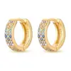 Amazon Cross Border Moda Brincos de Argola Pequenos Elegantes Brincos de Argola Cruzados Joias Novas de Verão para Mulheres
