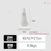 Conos de Tráfico Rojos de Plástico PVC, Barreras de Carretera Coloridas, Conos Anticolisión Pequeños en Forma de Cono de Helado, Conos Reflectantes para Talleres Libres de Polvo
