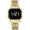 Reloj Electrónico de Correa de Acero 159 al por Mayor del Fabricante para Adultos y Estudiantes, Moderno Reloj Digital Multifuncional con Esfera Grande