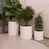 Jardineira de Aço Inoxidável para Varanda Formato Especial Degrau de Cartão Piscina de Flores Canteiro de Flores de Terraço Combinado de Jardim Villa Pátio Vaso de Flores Calha de Flores
