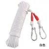 Tendedero Cable de Acero Engrosado Núcleo Alambre Exterior Sin Taladrar Secado Ropa Edredón Enfriamiento Exterior Colgante Balcón Azotea Colgar Ropa Cuerda de Nylon