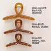 Elegante Pinza Grande de Tiburón Acrílica para Cabello Grueso, Accesorio de Cabello Femenino, Pasador Simple para la Parte Trasera de la Cabeza