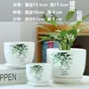Vaso de flor de suculenta em cerâmica com prato, oferta especial, diâmetro grande, tamanho grande, vaso criativo para suculentas de casa